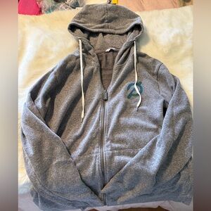 Peloton Gray Zip Up Hoodie (L)